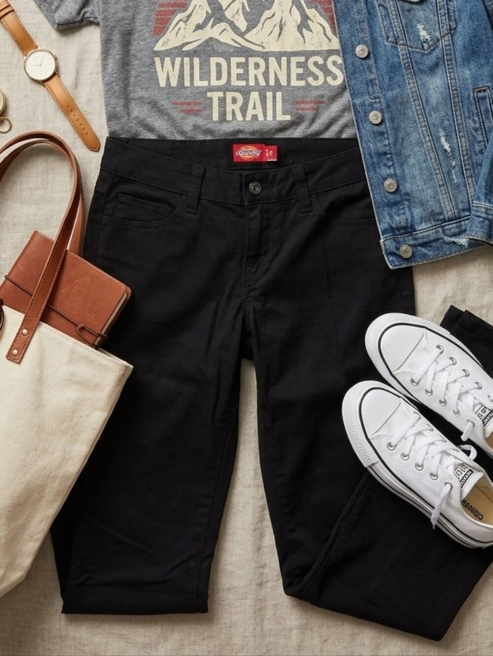 Dickies Black Jeans - 5 Juniors